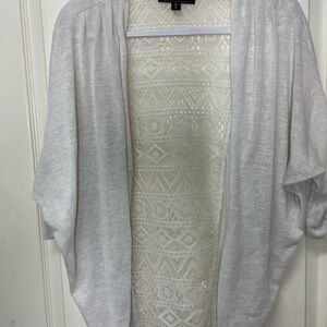 Almost Famous Cream Lace Cardigan